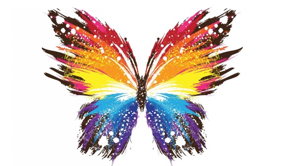 Butterfly Abstract Colorful wallpaper