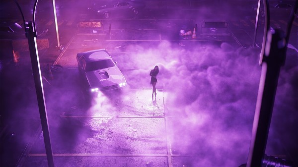 Car Drifting Girl Ballerina Synthwave 4k My Wallpaper