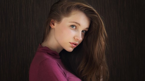 Christina Vostruhina Model Li Wallpaper