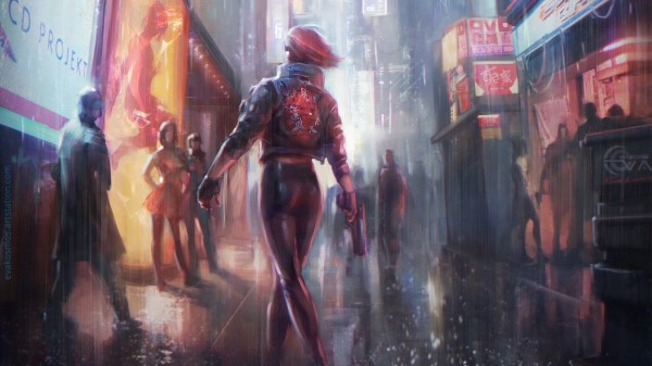 Cyberpunk 2077 Girl With Gun In Hand 4k Gt Wallpaper