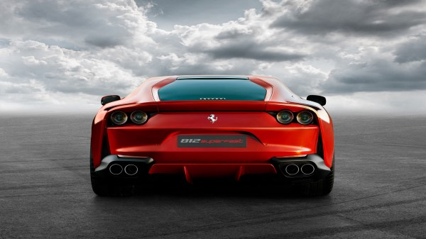 Ferrari 812 Superfast Rear 5k wallpaper