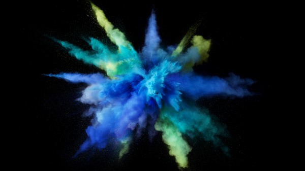 Mac Os Sierra Color Splash Blue 5k Hd Wallpaper