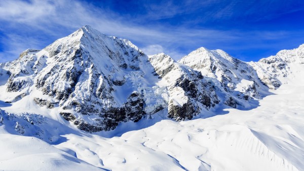 Mountain Nature Sky Snow Winter 5k wallpaper