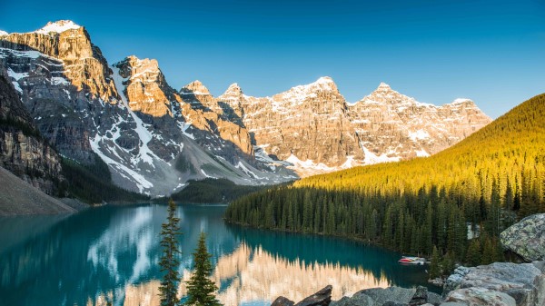 Valley Of Ten Peaks Canada 8k Wallpaper