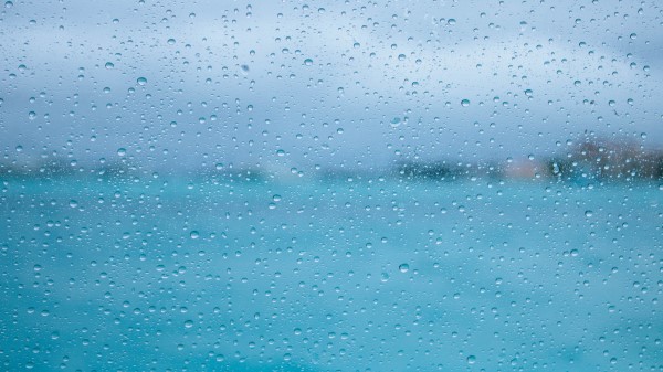 Water Droplets On Glass Image 8k wallpaper