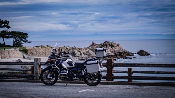 Motorcycle Bike Sea Blur wallpaper