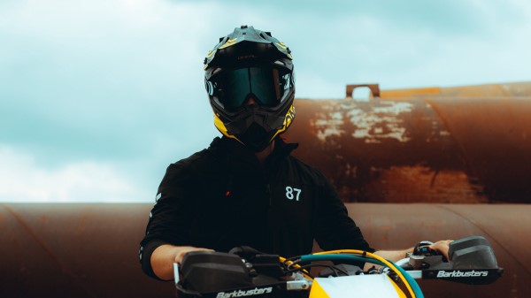 Motorcycle Motorcyclist Helmet Image Wallpaper