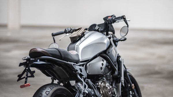 Motorcycle Rear View Wheels wallpaper