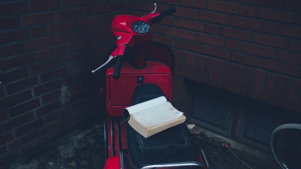 Scooter Moped Book Wallpaper