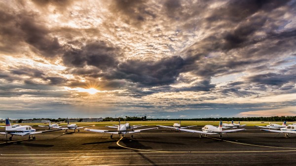 Aircraft Road Runway Summer Wallpaper