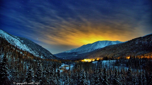 Alaska Winter Nights Wallpaper