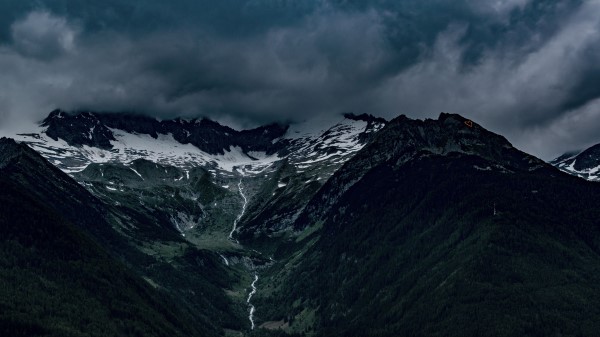 Alps Italy Mountains Fog Wallpaper