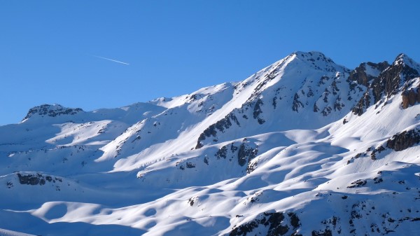 Alps Mountains Snow Sky Peaks Wallpaper