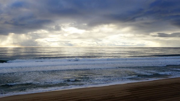 Atlantic Ocean Sand Beach Sky Wallpaper