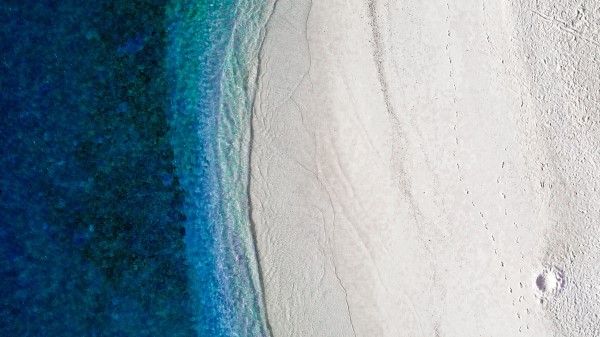 Beach Coast Aerial View Wallpaper