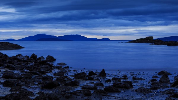Bellingham United States Shore Stones Mountains Wallpaper