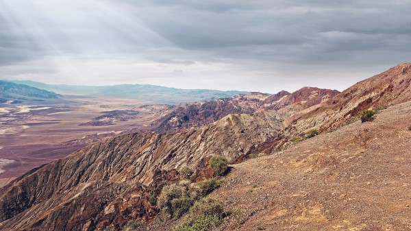 California Desert Hills Mountains wallpaper