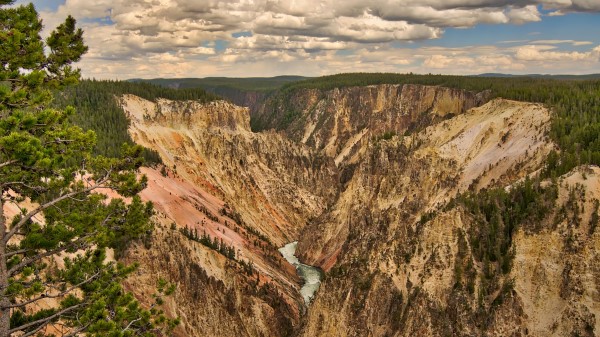 Canyon River Landscape Wallpaper