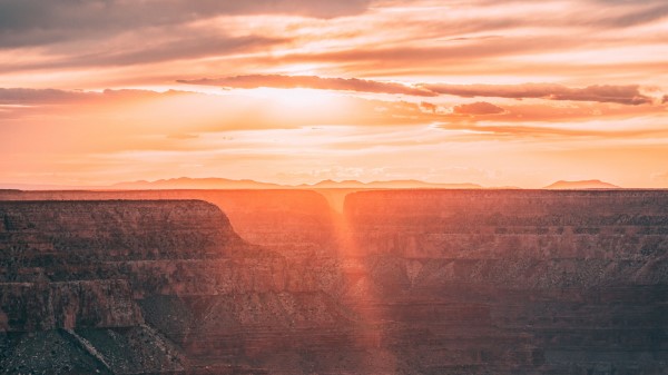 Canyon Sunrise Sunshine Wallpaper