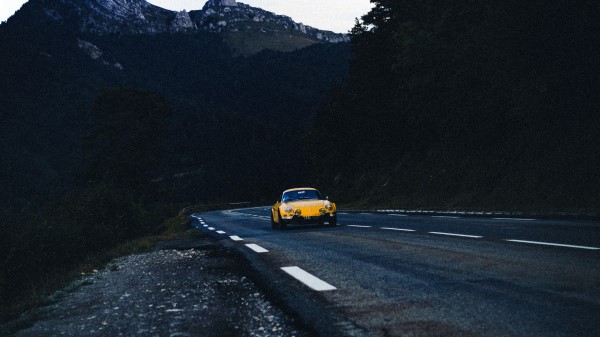Car Road Mountains Wallpaper