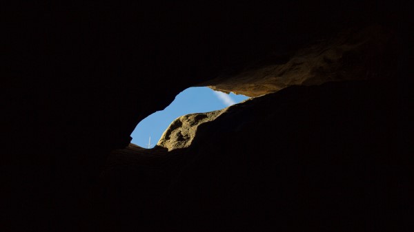 Cave Crevice Stone Wallpaper