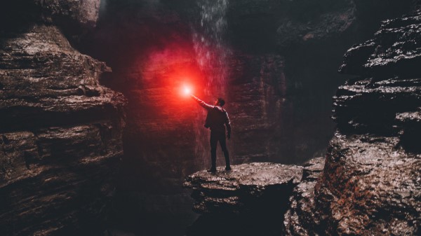 Cave Man Stones Wallpaper