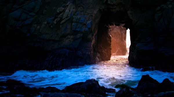 Cave Rock Light Wallpaper