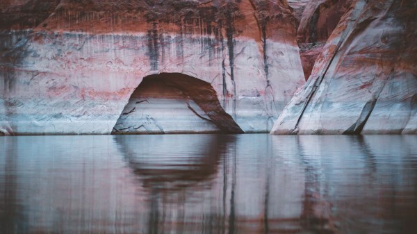 Cave Rocks Lake Wallpaper