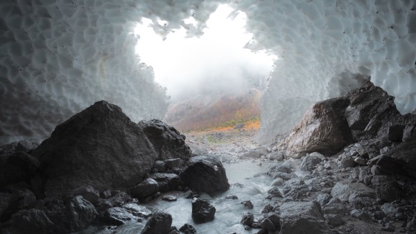 Cave Stones Ice Image Wallpaper