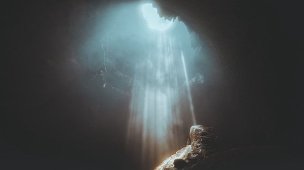 Cave Sunlight Rocks Wallpaper