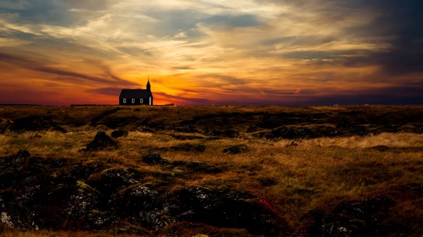 Church Temple Horizon Wallpaper