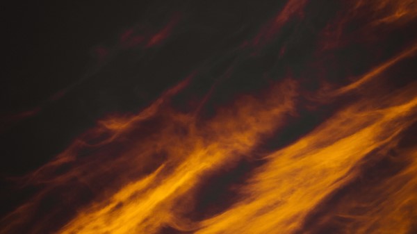 Clouds Porous Sunset Sky Wallpaper
