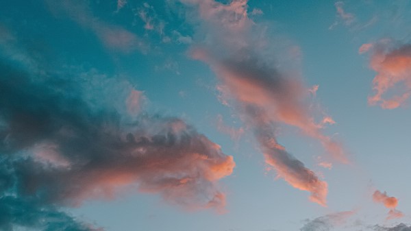 Clouds Sky Dusk Wallpaper