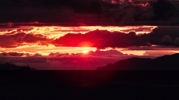 Clouds Sunset Overcast Wallpaper