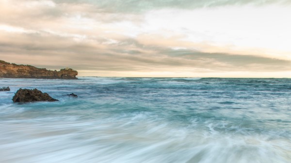 Coast Sand Sea Wallpaper