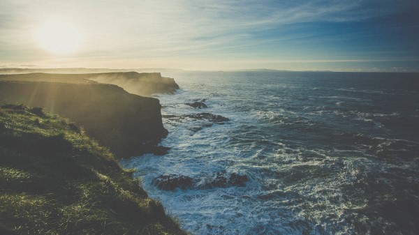 Coast Sea Cliff Wallpaper