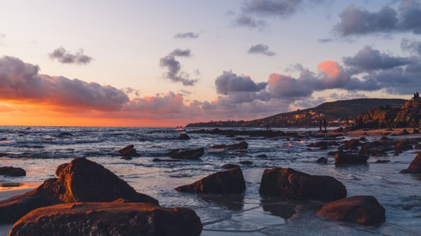 Coast Stones Water Wallpaper