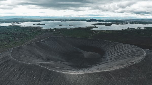 Crater Funnel Quarry Wallpaper