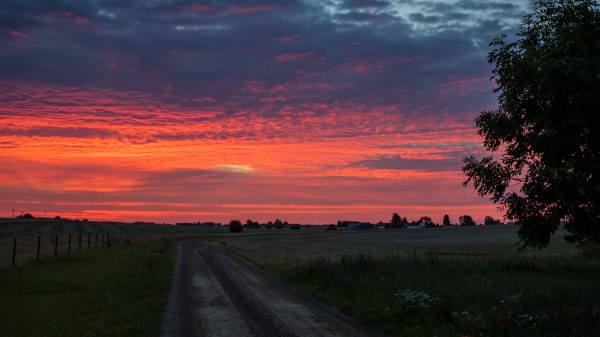 Dawn Sunrise Horizon Wallpaper
