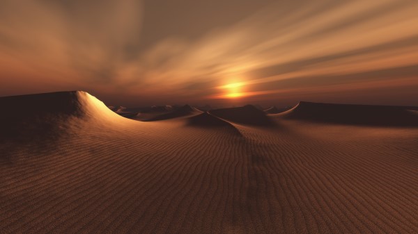 Desert Dark Sd Wallpaper