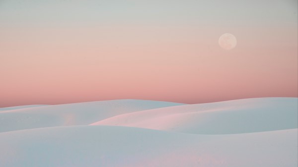 Desert Dunes Moon Wallpaper