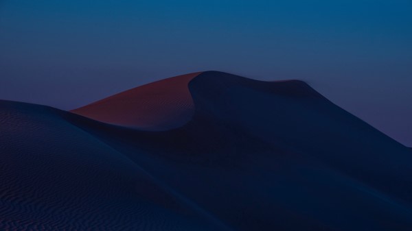 Desert Hill Dusk Wallpaper