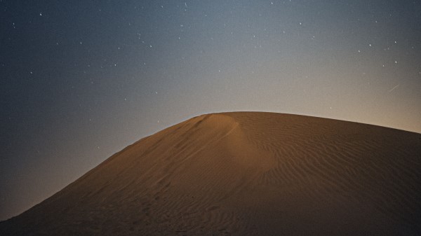 Desert Hill Starry Sky Wallpaper