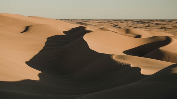 Desert Sand Shadows Wallpaper