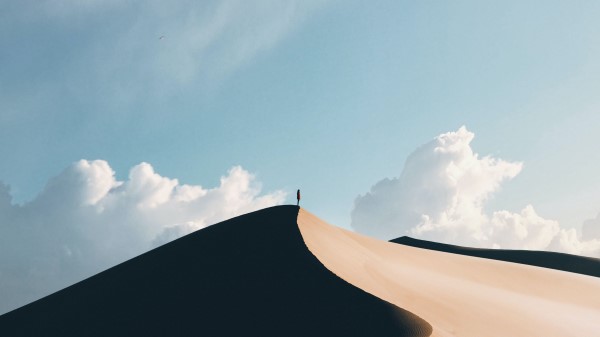 Desert Silhouette Lonely Wallpaper