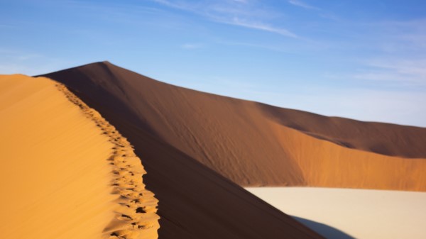 Desert Tracks Dunes Wallpaper
