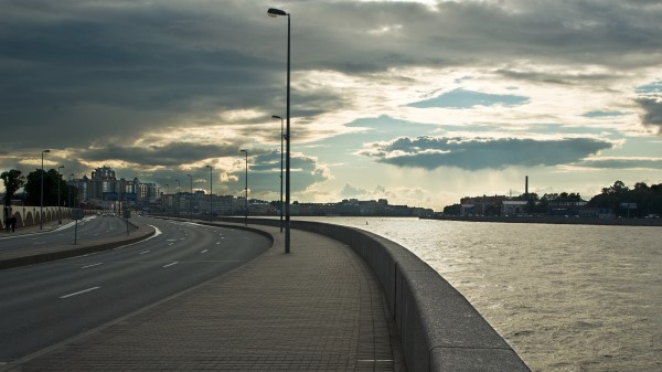 Embankment St Petersburg River Russia Night Neva Wallpaper