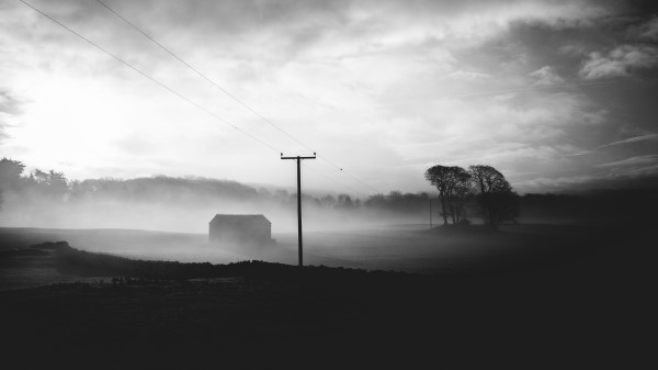 Fog Dusk Landscape Wallpaper