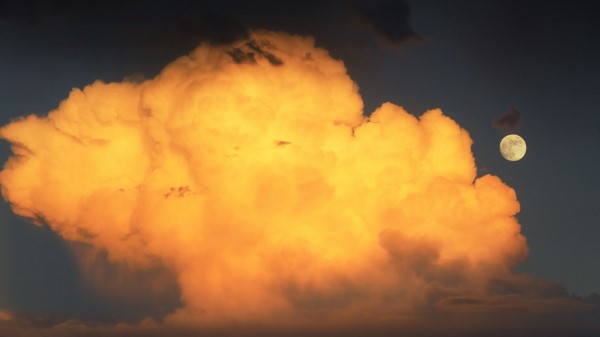 Full Moon Cloud Moon Wallpaper