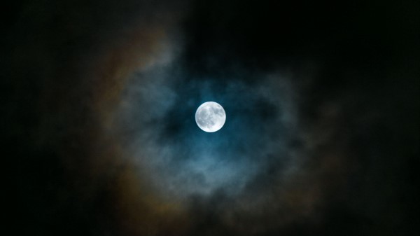 Full Moon Clouds Night Wallpaper